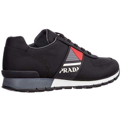 black prada trainers|men's black prada trainers.